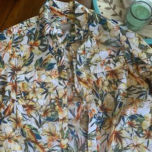 Chico’s Women’s flowered blouse